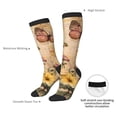 thumbnail image 3 of Daiia Sports Socks Vintage Floral Butterfly Collage Printed Novelty Crew Socks for Men Women Knee High Socks Cotton Socks Soft & Breathable Support Unisex Socks, 3 of 9