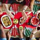 thumbnail image 4 of Nuevo estante para cubiertos de árbol de Navidad, cuchillos de fieltro, bolsa para tenedores, decoraciones para mesa de Navidad, bolsa de cubiertos de Navidad, bolsillos, decoración de Navidad, 4 of 4