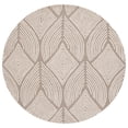 thumbnail image 2 of Safavieh Metro Jancis Diamond Area Rug, Beige/Gray, 6' x 6' Round, 2 of 10