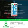 thumbnail image 2 of Morttic Solar Fairy Lights Outdoor ,Waterproof 98ft 300 LED Solar String Lights 8 Modes Dark Green Leather Wire Lights for Tree Garden Patio Wedding Party Yard Christmas Decor Multicolor, 2 of 10