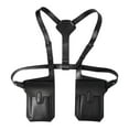thumbnail image 2 of Estuche para arnés de hombro,Bolso para axila Cuero de PU Doble hombro Casual,Bolsos de bolsillo ocultos Hombres Cartera de ocio Montar,Bolso de hombro doble ajustable Ciclismo al aire, 2 of 8