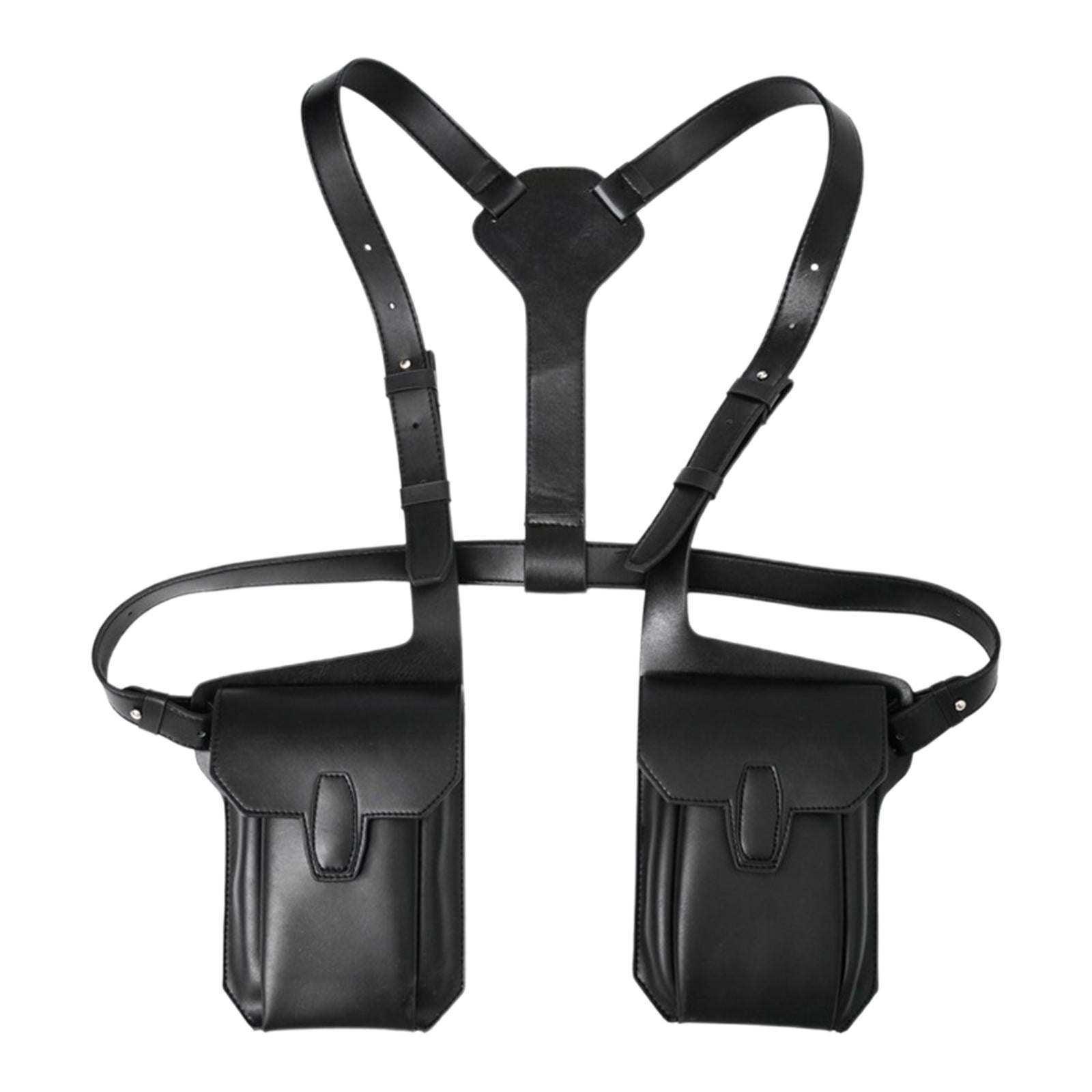 Yinanstore Steampunk Shoulder Harness Bag Shoulder Pouch Men Women 