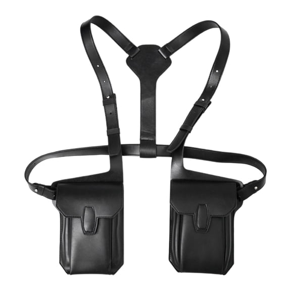 Dickly Steampunk Shoulder Harness Bag Casual Durable Fashion Organizer Wallet Pouch for
