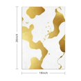 thumbnail image 3 of 6 Pcs Funny Kitchen Towels,Gold and White Marble Microfiber Dish Towels,Kitchen Tea Towels,Kitchen Towel Set (18" X 26"), 3 of 3
