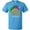 Pacific Blue, variant on Mardi Gras New Orleans Louisiana Jester Hat T-Shirt