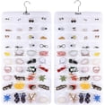 thumbnail image 1 of 80 Pockets Hanging Jewelry Organizer for Earrings Necklace Bracelet Ring Accessory Display Holder Box, 1 of 9