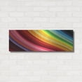 thumbnail image 3 of Luxe Metal Art 'Rainbow Hill' by Luxe Portfolio, Metal Wall Art, 36"x12", 3 of 9