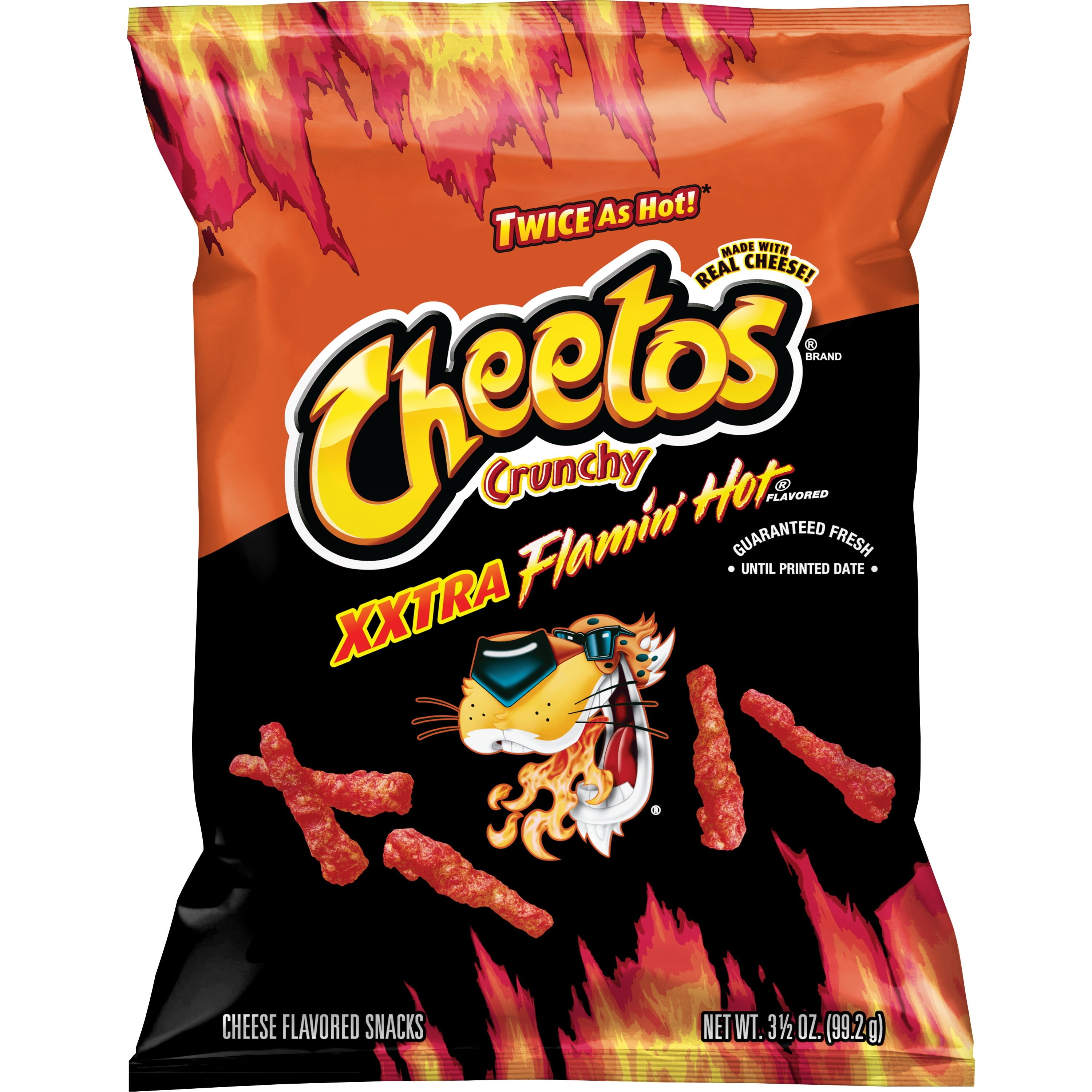 Cheetos Crunchy Xxtra Flamin Hot Cheese Snacks 35 Oz