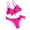 Hot Pink-84, variant on Lopeceal Women's Two Piece Bikini Sets Push Up Halter Bikini Bathing Suit Adjustable 2 Piece Swimsuit