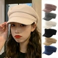 thumbnail image 1 of Gorra de repartidor de periódicos Meidiya para mujer, estilo vintage, estilo panadero, taxista, Gatsby, paje, boina con visera, gorra estilo violinista., 1 of 8
