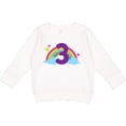 thumbnail image 2 of Inktastic 3rd Birthday Rainbow Number 3 Toddler Sweatshirt, 2 of 4