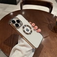 thumbnail image 5 of for iPhone 14 Pro Max Case Logo View,with Camera Lens Protector, for Women Men, Soft Slim Phone Cases for iPhone 14 Pro Max Ultrathin Clear Back Cover (Gold,for iphone14ProMax), 5 of 14