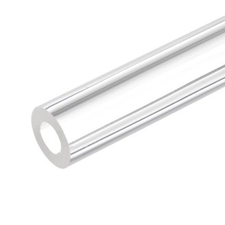 Tube PVC Rigide Transparent 15mm Intérieur / 20mm Extérieur - 12 Unités Haute Résistance - Neuf