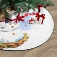 thumbnail image 3 of FMSHPON Christmas Snowman Cupcakes Xmas Christmas Tree Skirt Stand Mat for Holiday Party Decoration Indoor Outdoor 48 inches, 3 of 3