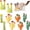 2 Set, variant on Borikise Handmade Soft Cactus Kitten Chew with Catnip Pure Organic Filler Boredom Relief Teasing Toy for Indoor Cats Pouncing