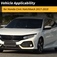 thumbnail image 3 of Parrilla de Luz de Niebla Lado Izquierdo para Honda Civic Hatchback 2017 2018 2019 Cubierta de Parrilla de Luz de Niebla del Parachoques Frontal 1 Pc 71108TGGA20, 3 of 7