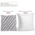 thumbnail image 3 of Nestl Velvet Throw Pillow Covers Solid Square Soft Decorative Pillow Cover for Sofa, 20" x 20", Gray Lavender, Pack of 2, 3 of 8