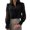 Black, variant on HOWPAY Button down Shirts for Women Long Sleeve Dress Shirts Business Casual Tops Collared Solid Color Loose Lightweight Office Fall Clothes Black L