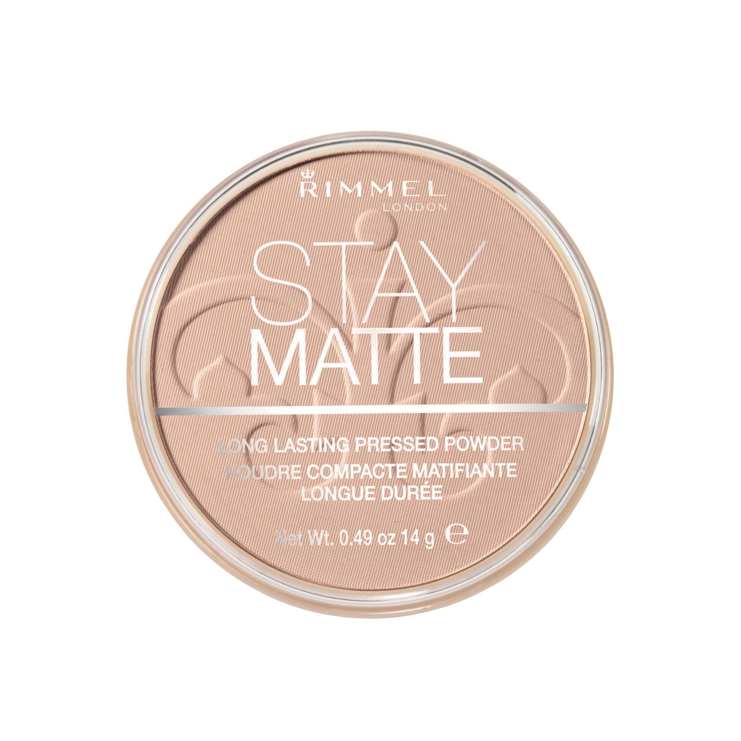 Rimmel Stay Matte Pressed Powder, lightweight, creamy texture, high coverage, long-lasting shine control for up to 5H,100% Cruelty-Free, Matte Finish