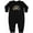 AB-Black, variant on Inktastic Porcupine Baby Fleece Romper