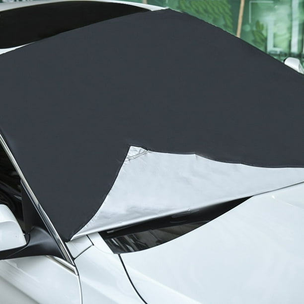 Couverture de neige de pare-brise avant de voiture couverture anti-gel demi- couverture vêtements de voiture couverture de Protection avant magnétique  aimant fichier de neige 
