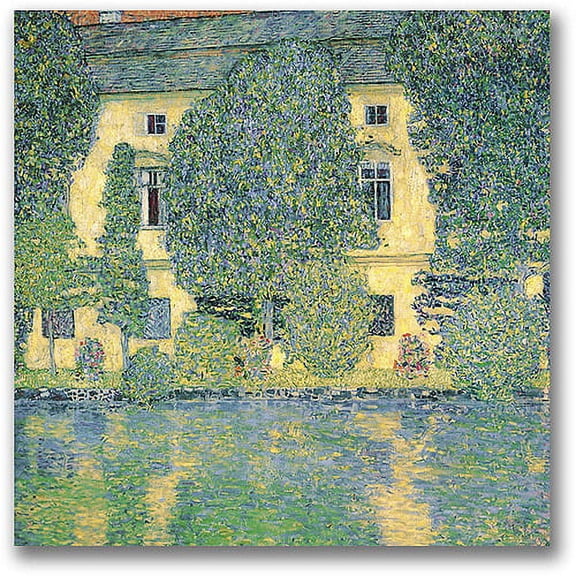 Trademark Fine Art "The Schloss Kammer on the Atterse" Canvas Wall Art by Gustav Klimt