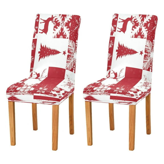 BZSMCE Chairs Slipcovers Dining Chair Covers Chrismas Pattern Creative Pattern