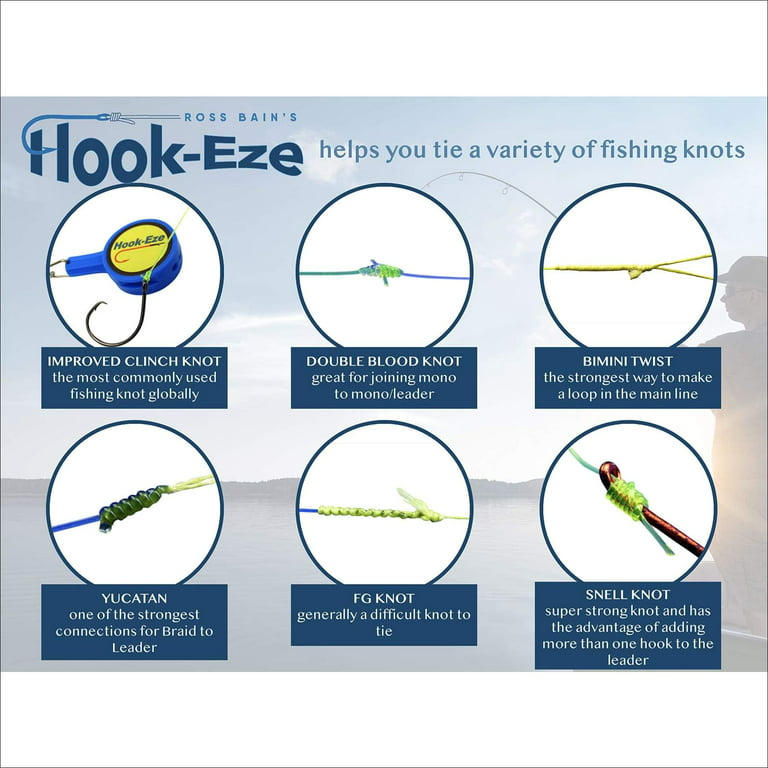 Hook-Eze Twin Pack, Yellow Fishing Hook, 1 Size 