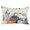 Beige Orange Navy Blue, variant on White Pumpkins Fall Long Body Pillow Cover 20x60 Inch, Thanksgiving Floral Leaves Farmhouse Decorative Pillowcase with Zipper, Microfiber Pillow Protector, Soft Breathable Long Pillowcases for Women