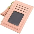 thumbnail image 5 of Pu Leather Credit Card Holder Clutch Wallets for Women Cute Heart Girl Wallet (Pink), 5 of 5