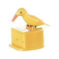 thumbnail image 2 of Oleegame 2PC Stainless Steel Cutlery Set Cute Hummingbird Toothpick Dispenser Cleaning Teeth Toothpick Bucket Yellow, 2 of 8