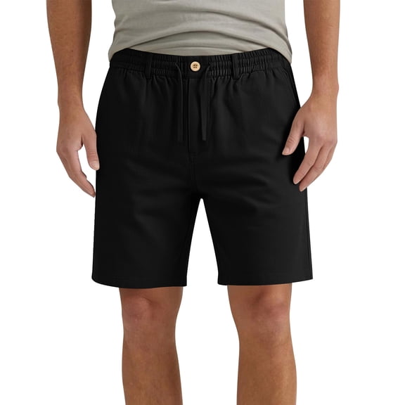 yillto Mens Shorts Trousers High Elastic Waist Casual Dressy Pant Business Work 7 Inch Summer Shorts