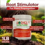 Hormex Rooting Powder #8 - Root Hormone & Stimulator for Semi-Hardwood Plant Cuttings, 0.8 IBA, 1 LB