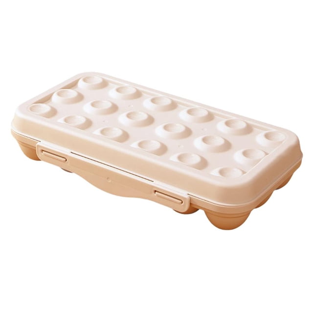 Ruifaya Contenedores de almacenamiento de huevos Refrigerador apilable Portador de huevos D1P0 Dispensador