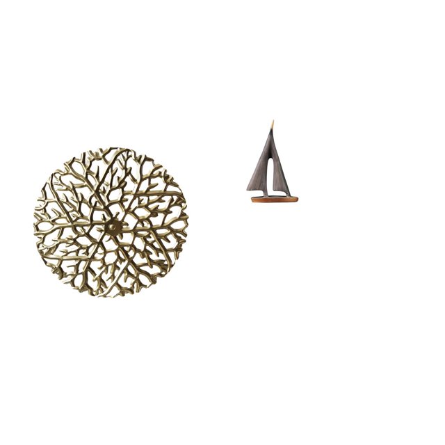 Escultura para colgar en la pared,Decoración de pared de metal para sala de estar,dormitorio y exterior.,Escultura de velero,Estatua de velero Decoración de velero Barco de vela,Figura de