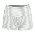thumbnail image 6 of Striped Foldover Shorts for Women 2026 Summer Casual Slim Fit Soft Stretchy Mini Shorts Hot Pants, 6 of 6