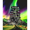 thumbnail image 2 of ArtsyQuotes 12x14 Gold Ornate Wood Framed with Double Matting Museum Art Print Titled - Johann Wolfgang Von Goethe Quote: We Must Do, 2 of 4