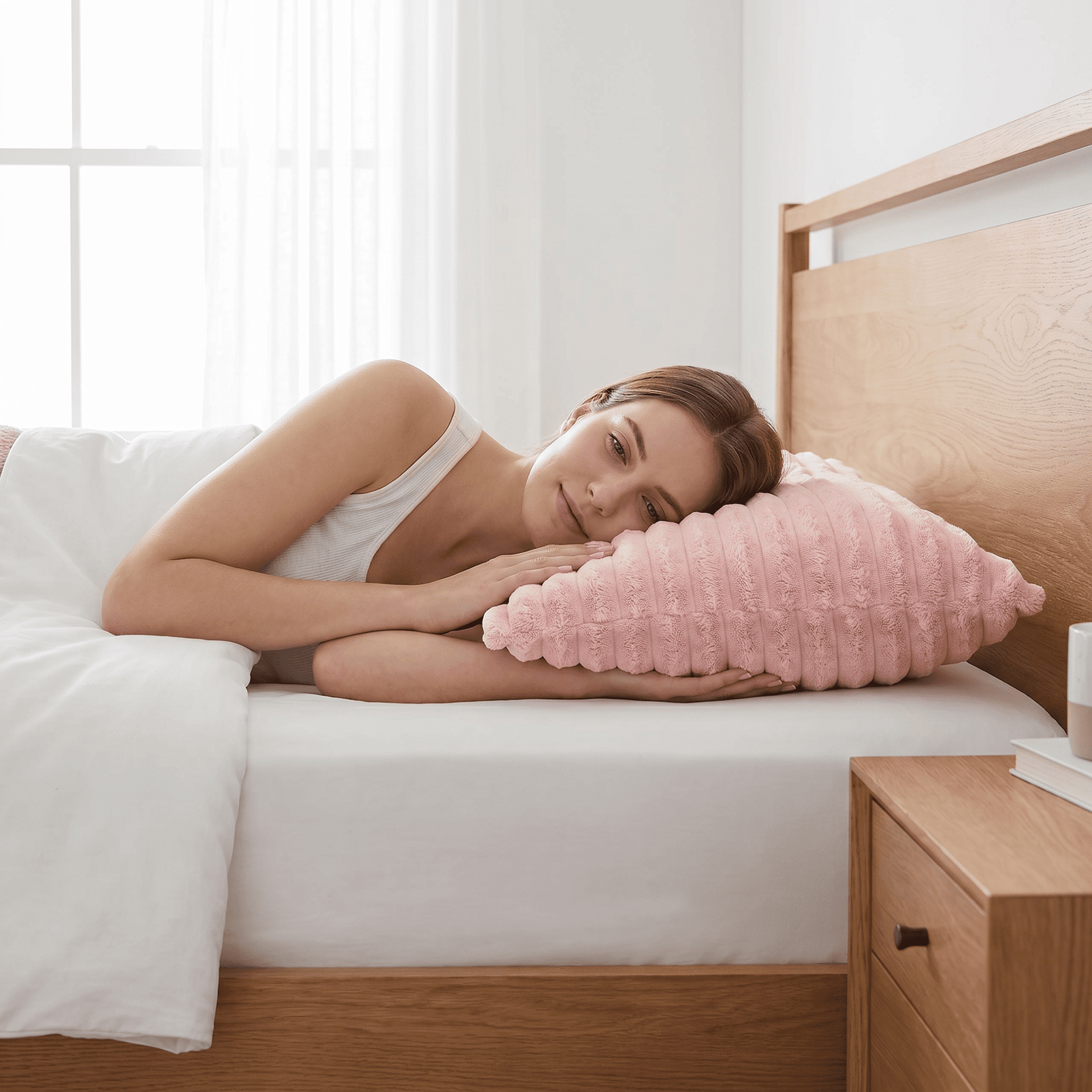 Unique Bargains 2 Pack Polyester Envelope Closure Durable Bedding Pillowcases Pink