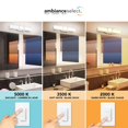 thumbnail image 4 of Globe Electric 24" Chrome Dimmable Color Adjustable LED Integrated Modern Style Vanity Light with Dimmer Remote, 4 of 9