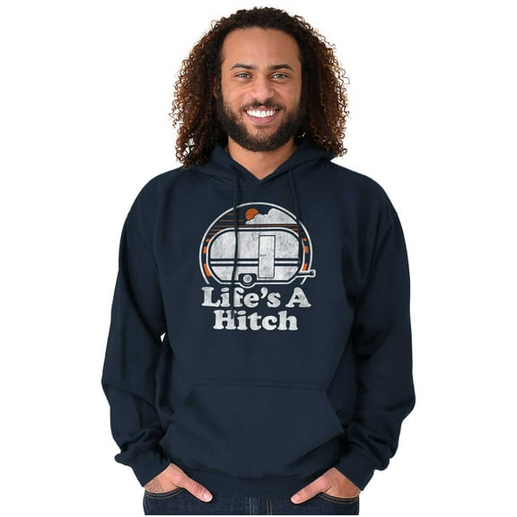 Life's A Hitch Camper Trailer Camp RV Hoodie Sweatshirt Women Men Brisco Brands X