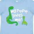 thumbnail image 4 of Inktastic My Pop Pop Loves Me Dinosaur Boys or Girls Toddler T-Shirt, 4 of 5