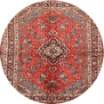 thumbnail image 1 of Ahgly Company Indoor Round Traditional Light Copper Gold Medallion Area Rugs, 3' Round, 1 of 6