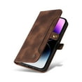 thumbnail image 5 of Dteck for Apple iPhone 14 Pro Max Wallet Case with RFID Blocking Credit Card Holder, Flip Folio Book PU Leather Phone Shockproof Cover Women Men, Brown, 5 of 7