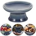 thumbnail image 3 of Footed Fruit Bowl Footed Candy Plate Food Serving Plate Dried Fruit Dish Appetizer Server, 3 of 9