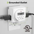 thumbnail image 2 of Timer BN-LINK FD60 U6 Digital Programmable 7-Day 115V, 2 of 9