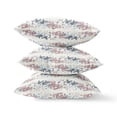 thumbnail image 2 of Lily Garden Stripes Indoor/Outdoor Pillow in White Pink 20x20, 2 of 8