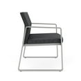 thumbnail image 4 of Gansett Reception Waiting Room Bariatric Chair / Silver Steel / Dark Gray, 4 of 5