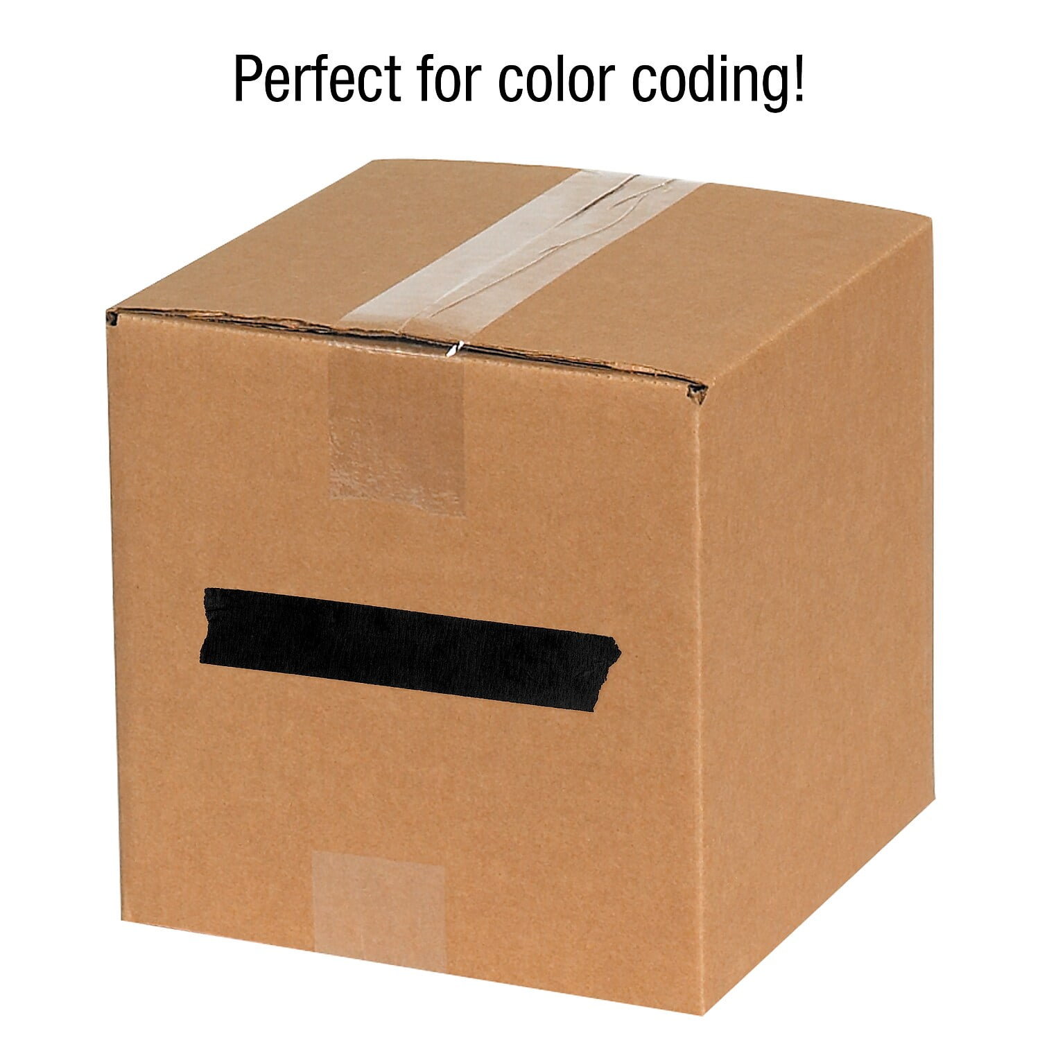 Box Partners Mask.Tape ,1x60yds,Blk,36/CS - BXP T935003B