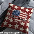 thumbnail image 2 of Castle Fairy Teens Independence Day Fabric by the Yard 10 Yards,USA Flag Room Decor Fabric by the Yard,Love Heart Stars Fabric for Sewing,Ultra Soft Home Decor, 2 of 6
