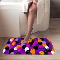 thumbnail image 4 of 1pc Halloween Ghosts Absorbent Non-Slip Bathroom Thickened Flannel Rug Decor,Soft,Quick Drying,Suitable For Indoor/outdoor Use,Bathrooms,Bedrooms,Kitchens,Terrace,Laundry Rooms,16"x24", 4 of 9